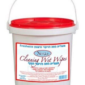 דלי מגבונים לניקוי גוף