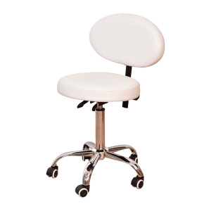 כיסא קוסמטיקאית לבן